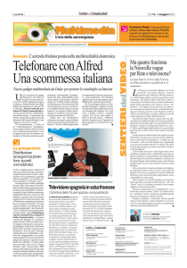 Telefonare con Alfred Una scommessa italiana