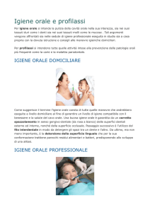 Igiene orale e profilassi