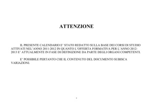 attenzione - Licei Poliziani