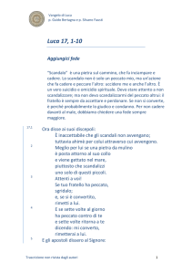 La trascrizione in Pdf