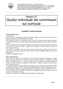 Giudizi individuali