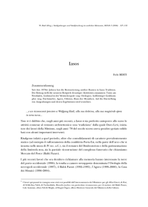 Fede BERTI Zusammenfassung ...e un riconoscente pensiero a