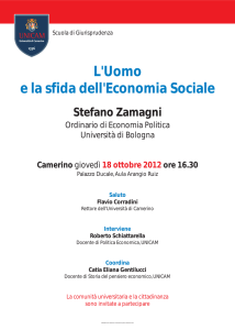 Ordinario di Economia Politica Università di Bologna