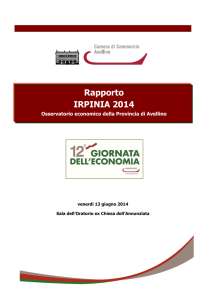 Rapporto IRPINIA 2014 - Camera di Commercio di Avellino