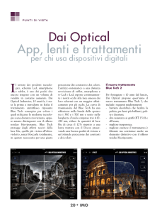 Dai Optical App, lenti e trattamenti