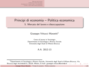 Principi di economia – Politica economica