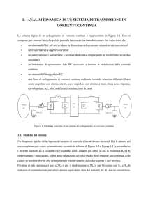 1. analisi dinamica di un sistema di trasmissione in corrente