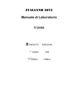 ITALIANO 3072 Manuale di Laboratorio