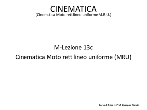 M-lezione 13c Cinematica MRU doppia