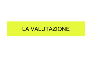 valutazione della sensorialita