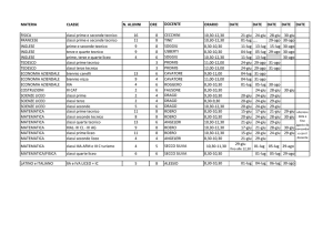 Calendario modificato