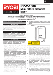 RPW-1000 Misuratore distanza laser