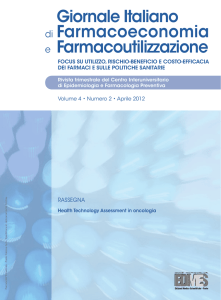 Giornale Italiano di Farmacoeconomia e Farmacoutilizzazione