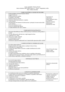 Anno scolastico 2003-2004 Classe 5L – Fisica