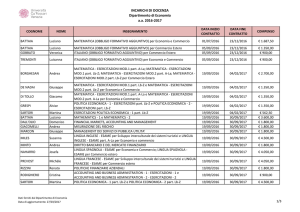 Dipartimento di Economia 2016/17