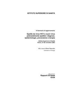 la terapia dell`infezione da hcv