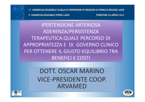 DOTT. OSCAR MARINO VICE-PRESIDENTE COOP. ARVAMED