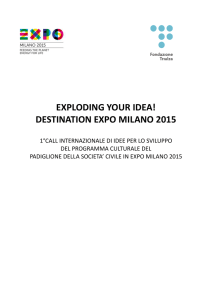Exploding your idea!Destination Expo Milano 2015
