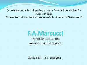 Diapositiva 1 - Venerabile Francesco Antonio Marcucci