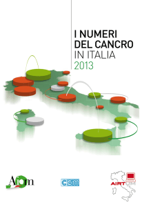 i numeri del cancro in italia 2013