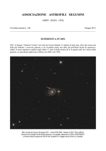 Supernova in M51 - Circolo AStrofili Talmassons