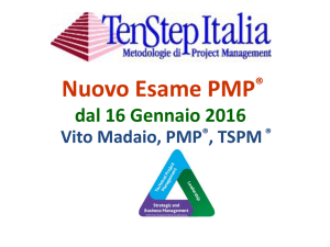 Nuovo Esame PMP - TenStep Italia