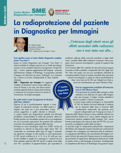 La radioprotezione del paziente in Diagnostica per Immagini