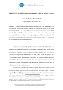 La libertà di Bertoldo: «direttiva rimpatri» e diritto penale italiano