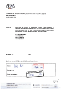 Disposizione di affidamento 023MSC