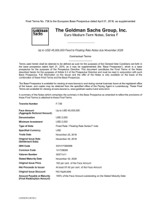 The Goldman Sachs Group, Inc. - Prodotti di Borsa, BNP Paribas