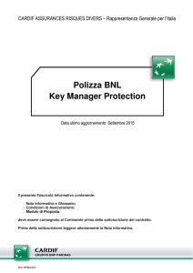 Polizza BNL Key Manager Protection