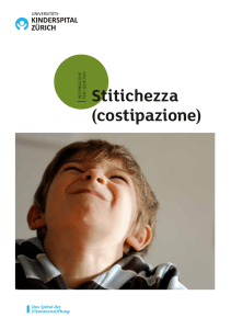 Stitichezza (costipazione) - Kinderspital Zürich