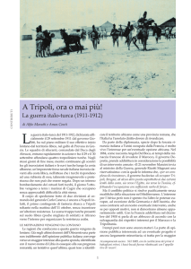 A Tripoli ora o mai più. La guerra italo-turca (1911