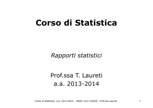1.08 Rapporti statistici