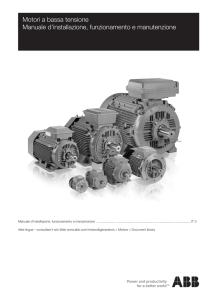 Manuale motori in bassa tensione
