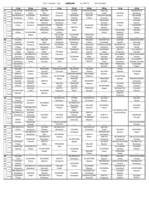 orario lezioni dal 2 novembre 2016