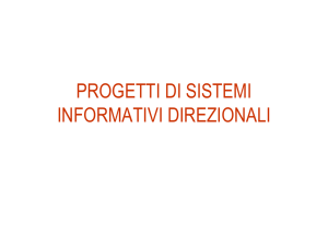 12) progetto di sistemi informativi direzionali: ipercubi