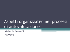 autovalutazione aspetti organizzativi_ Bernardi