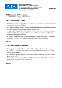 lista relazioni_1.10.13 - Associazione Italiana di Sociologia