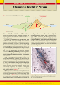 Il terremoto del 2009 in Abruzzo