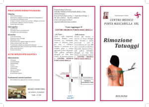 Rimozione Tatuaggi - Centro Medico Mascarella