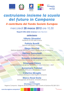costruiamo insieme la scuola del futuro in Campania