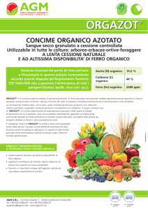 Orgazot medio - AGM | Fertilizzanti organici e nutrienti speciali