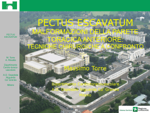 pectus escavatum - Dott. Massimo Torre