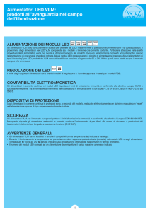 Alimentatori LED VLM: prodotti all`avanguardia nel campo dell