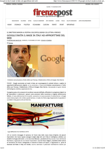 Google invita il made in Italy ad approfittare del web http://www