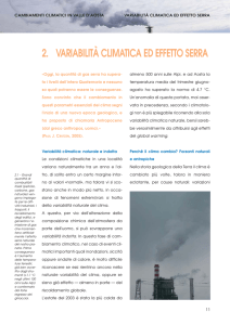 2. VARIABILITÀ CLIMATICA ED EFFETTO SERRA