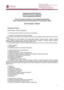 Programma dettagliato aa 2014/2015 - e-learning