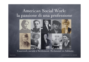 American Social Work - Dipartimento di Sociologia e Ricerca Sociale