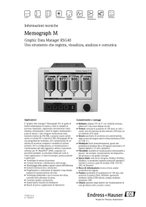 Memograph M - Endress+Hauser Portal